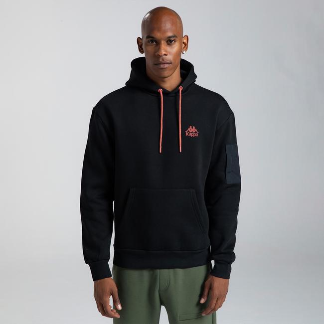  Kappa Authentic Sewa Erkek Siyah Günlük Sweatshirt