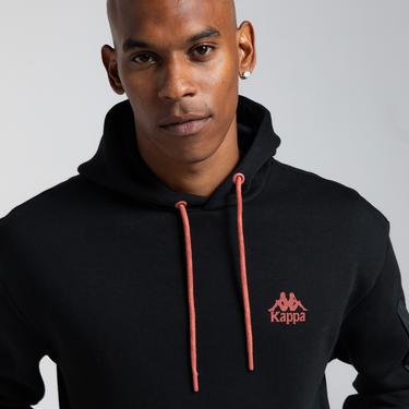  Kappa Authentic Sewa Erkek Siyah Günlük Sweatshirt