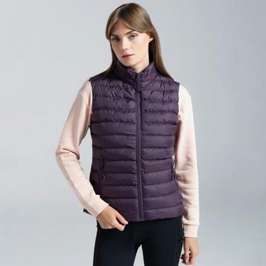  Kappa Logo Tona Kadın Mor Günlük Yelek