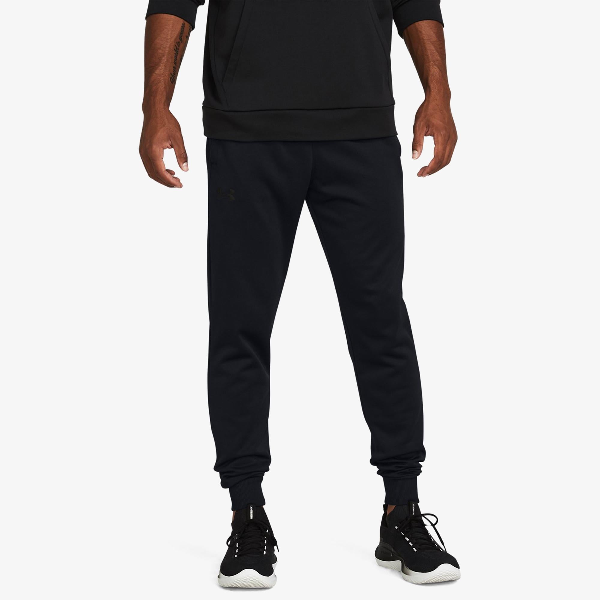 Under Armour Fleece Joggers Erkek Siyah Antrenman Eşofman Altı