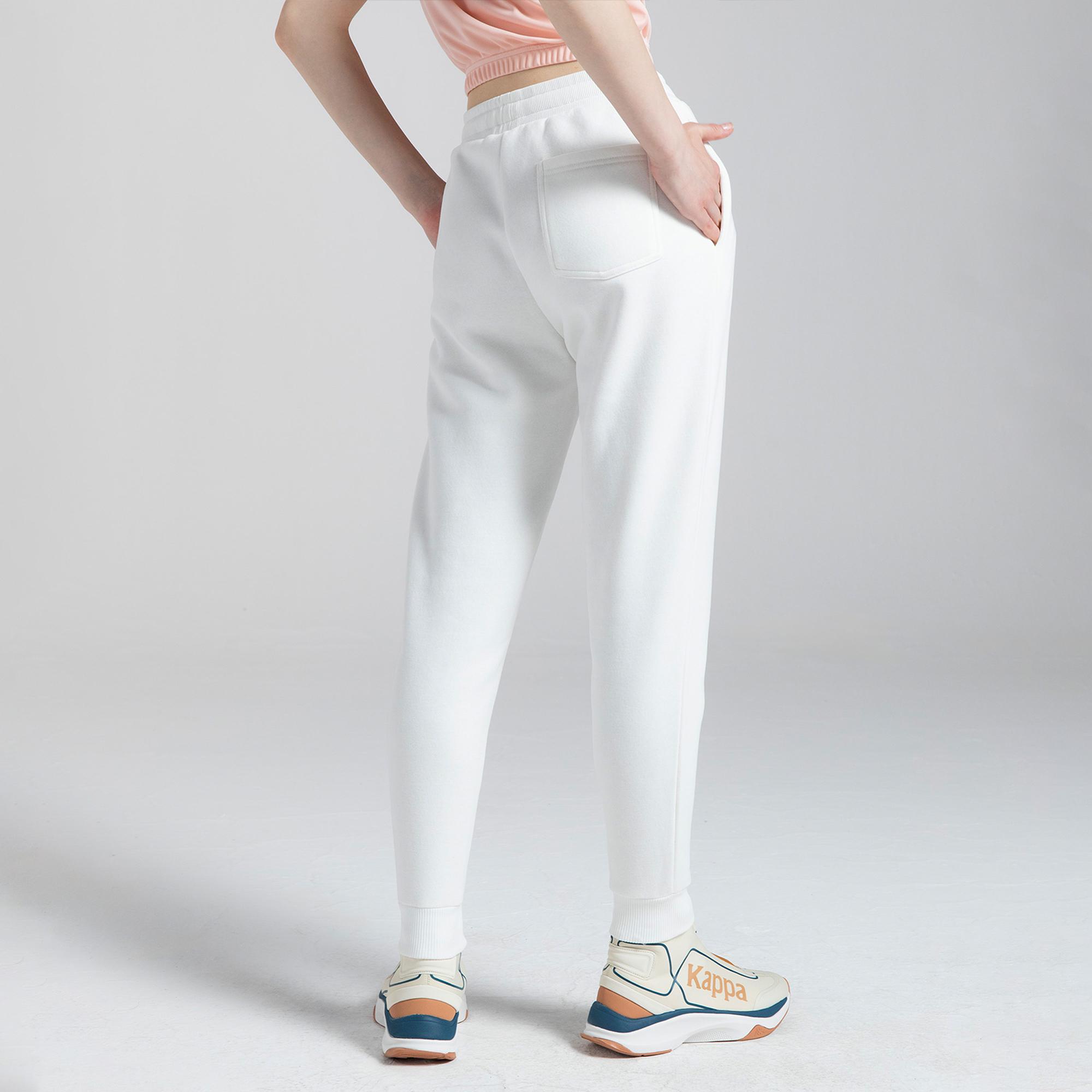 Kappa Authentic Yoko Kadın Beyaz Günlük Eşofman Altı