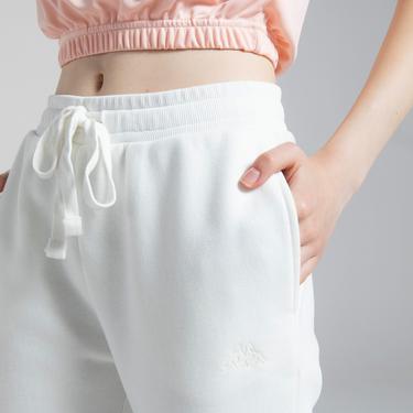  Kappa Authentic Yoko Kadın Beyaz Günlük Eşofman Altı