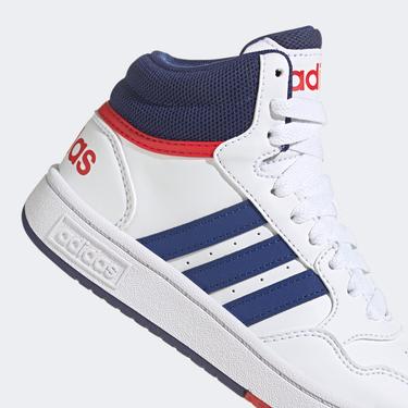  adidas Sportswear Hoops 3.0 Mid Çocuk Beyaz Spor Ayakkabı
