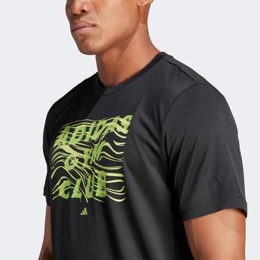  adidas Big Logo Erkek Siyah Günlük T-Shirt