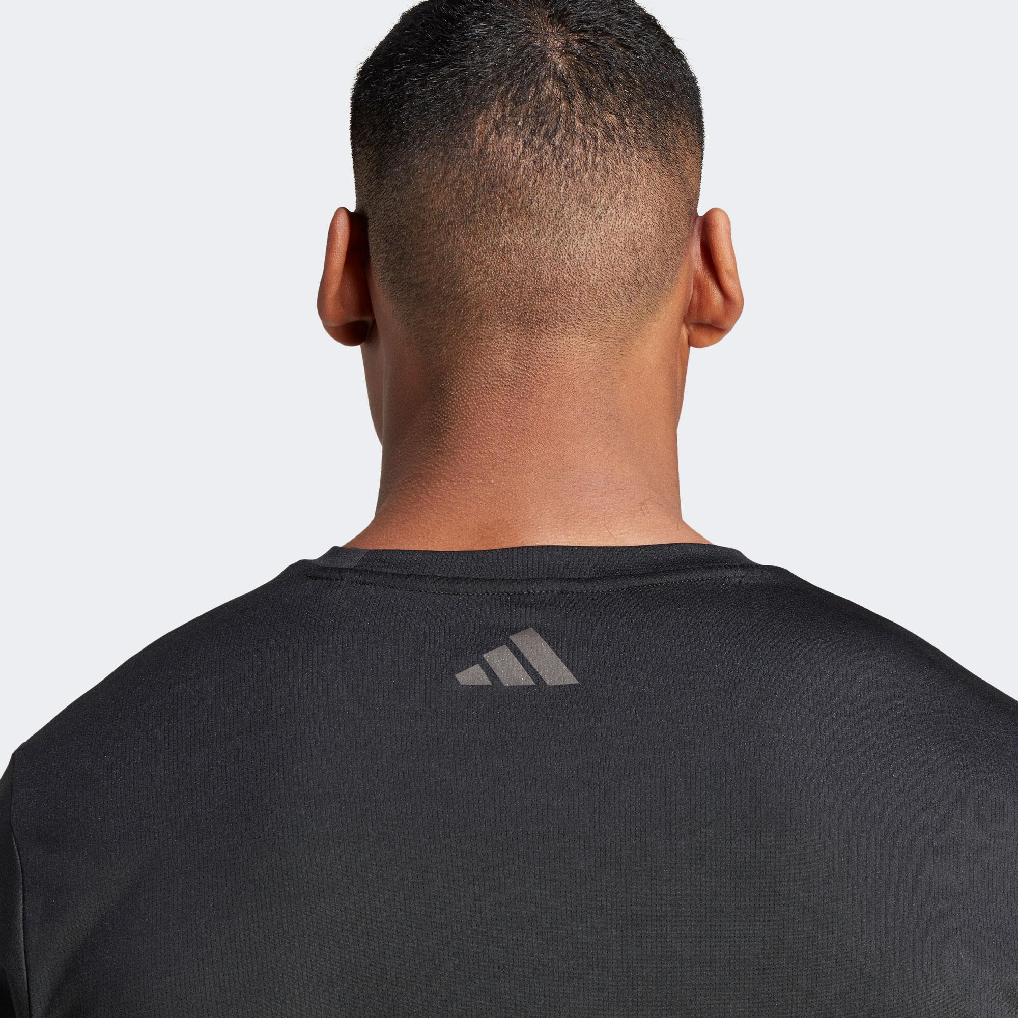 adidas Big Logo Erkek Siyah Günlük T-Shirt