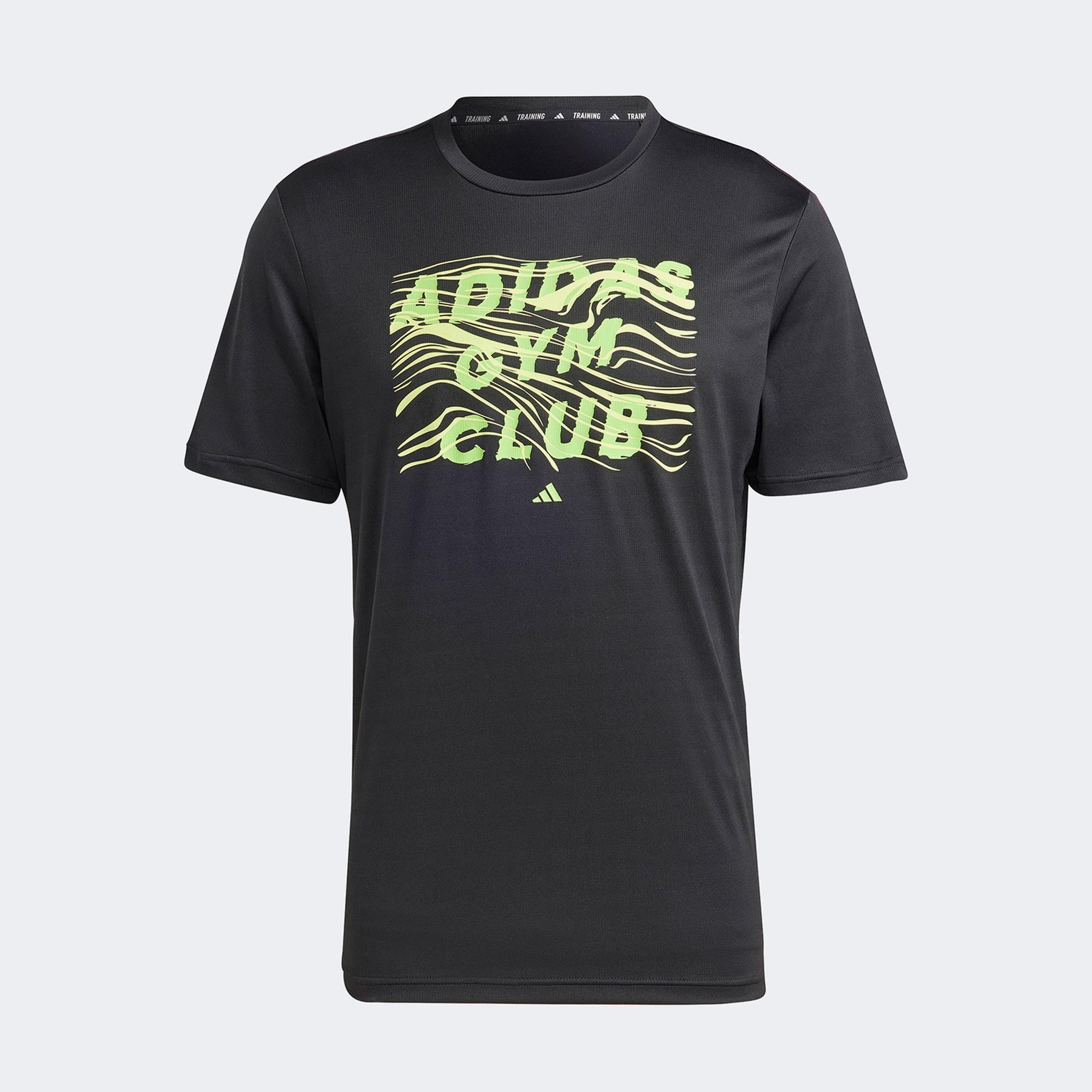 adidas Big Logo Erkek Siyah Günlük T-Shirt
