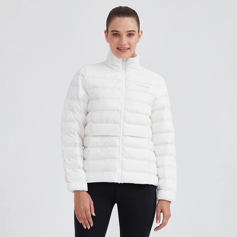  Skechers Outerwear Pop Up Detailed Padded Kadın Beyaz Outdoor Mont