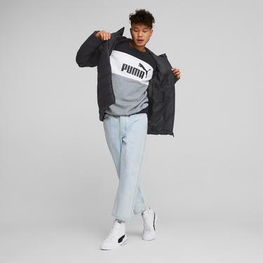  Puma Sportswear Essentials Full-Zip Hoodie Erkek Siyah Günlük Mont