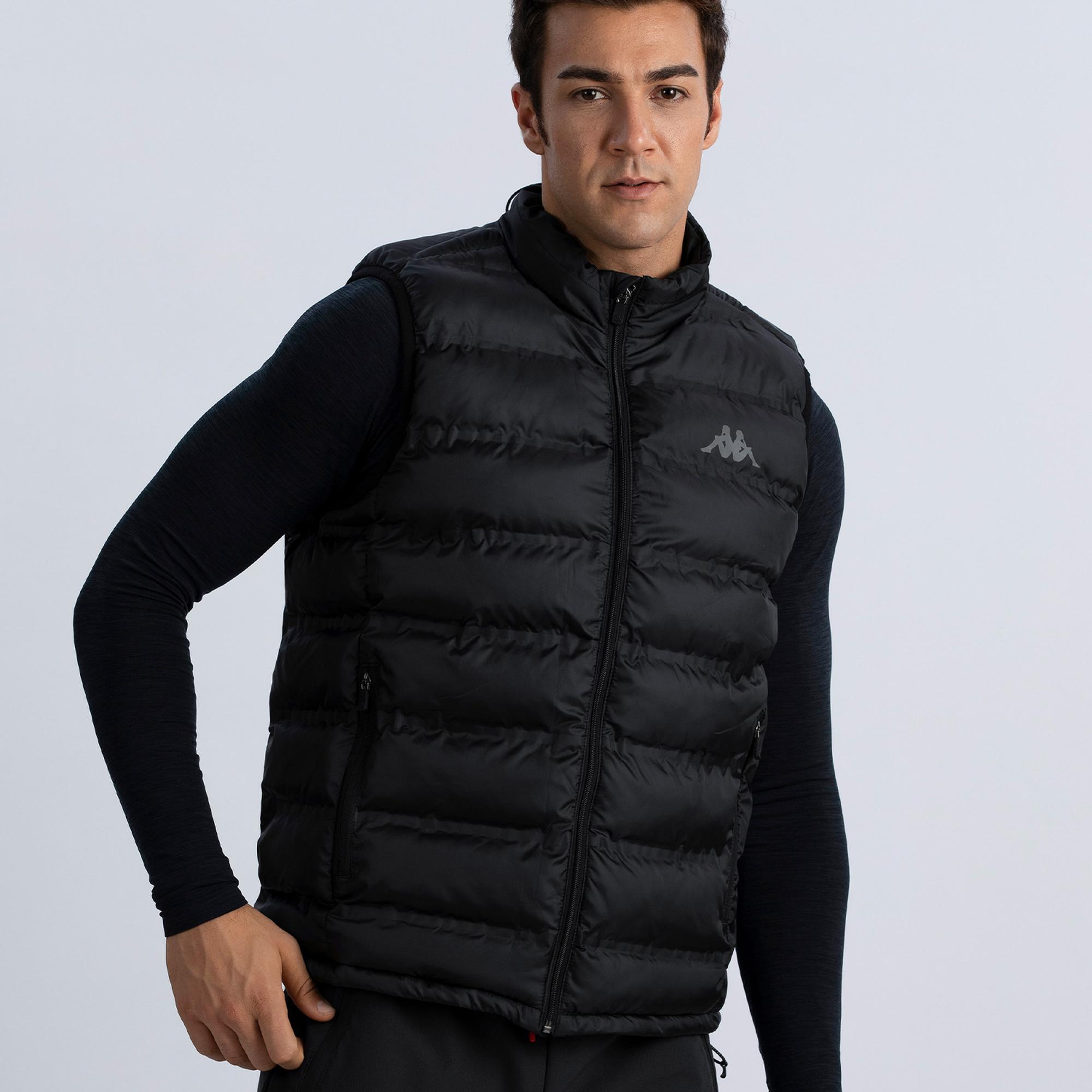 Kappa Perovest Erkek Siyah Günlük Yelek