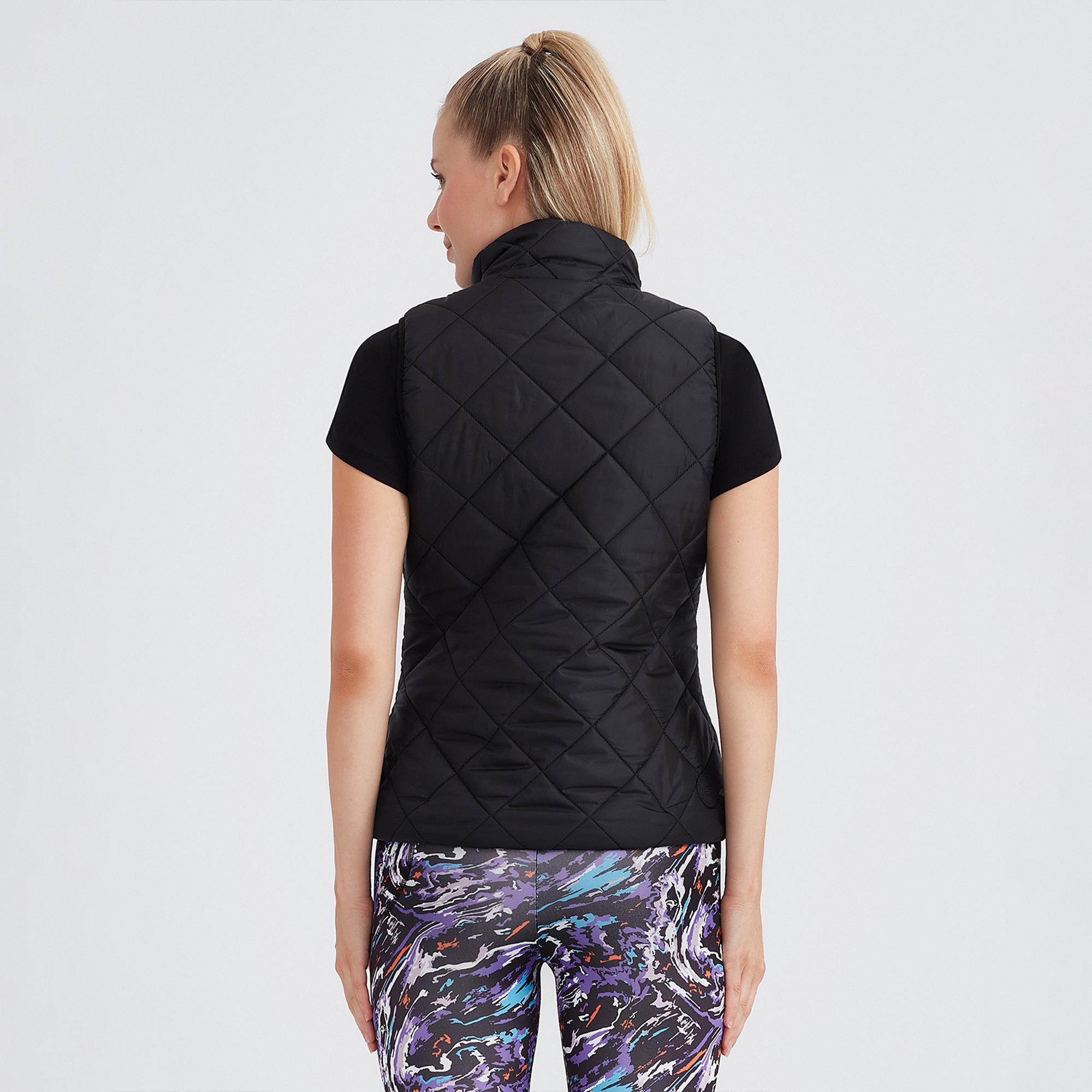 Skechers Outerwear Padded Kadın Siyah Günlük Yelek