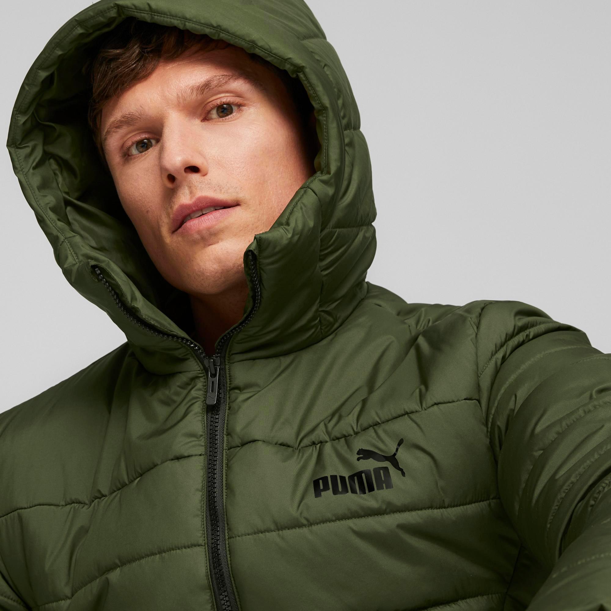 Puma Sportswear Essentials Full-Zip Erkek Yeşil  Günlük Ceket