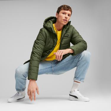  Puma Sportswear Essentials Full-Zip Erkek Yeşil  Günlük Ceket