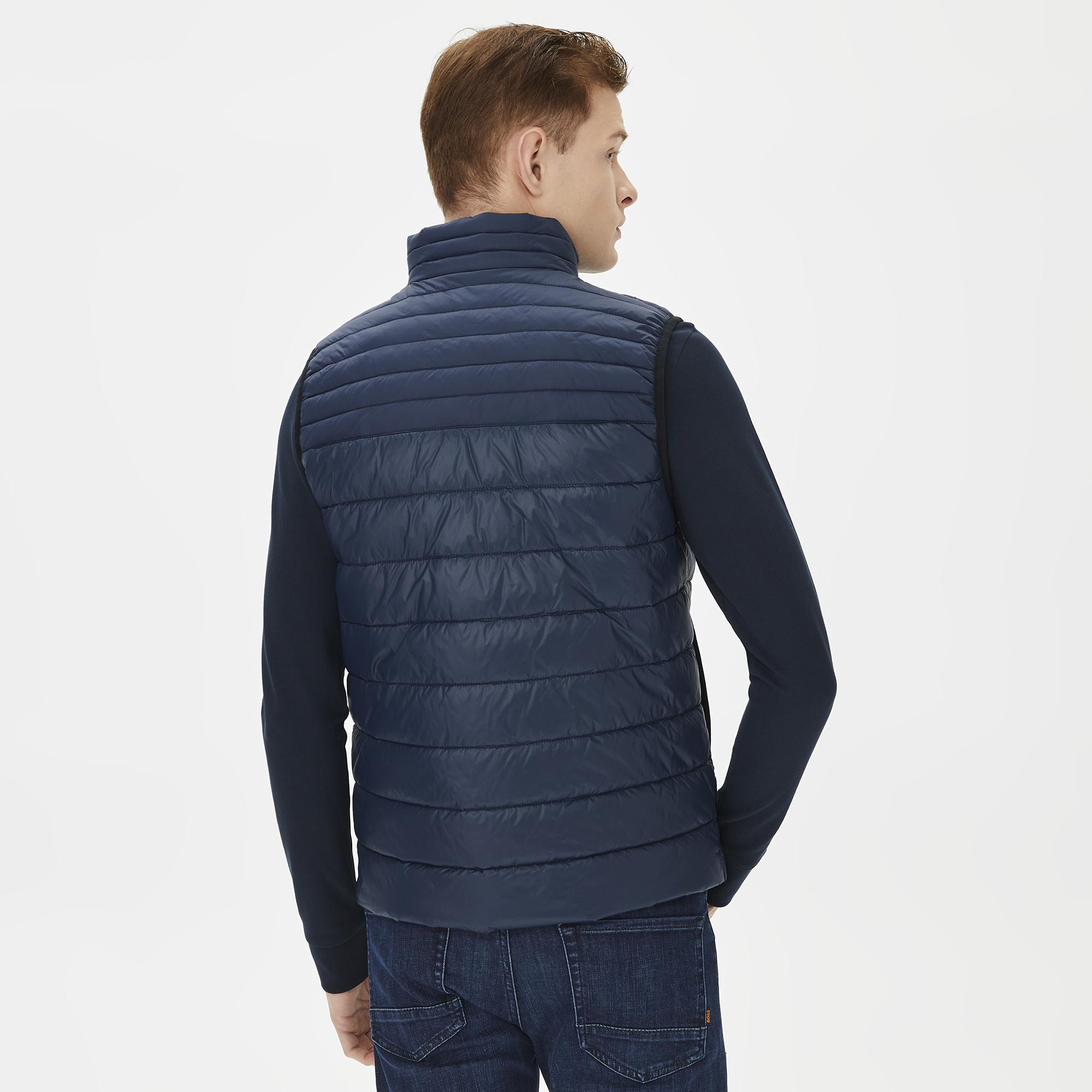 Boss Erkek Lacivert Yelek