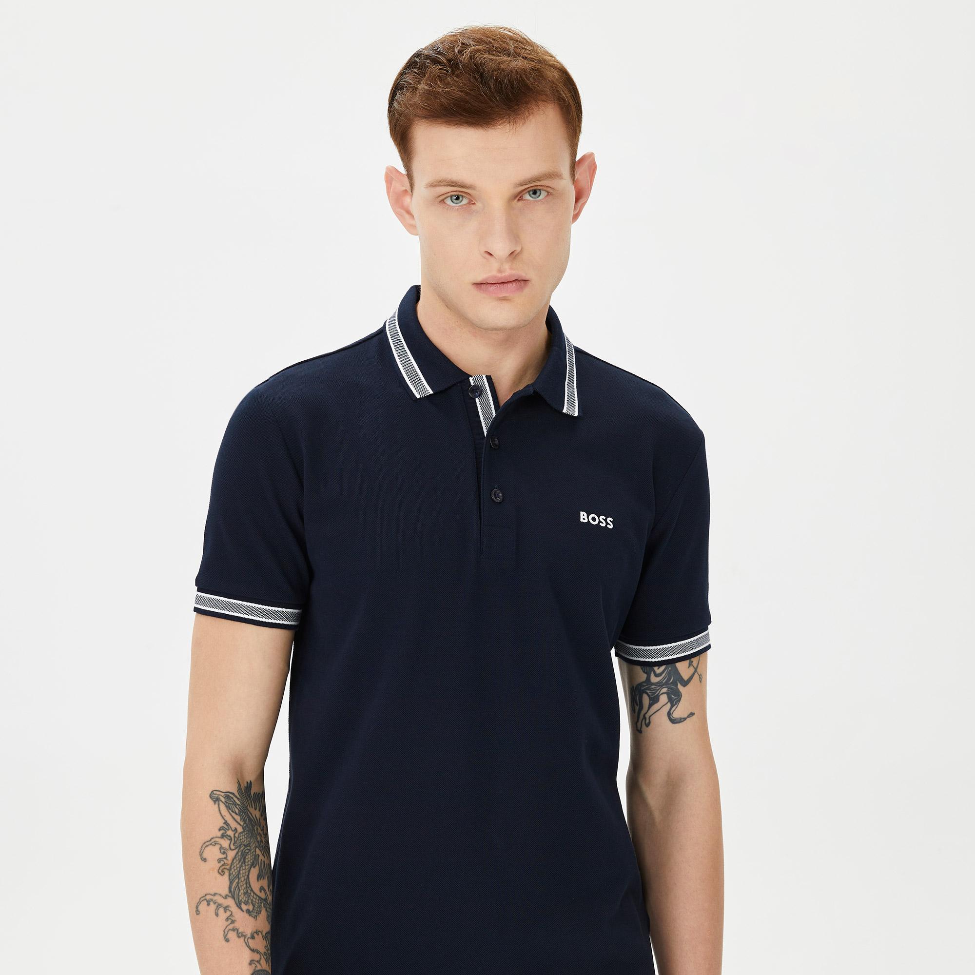 Boss Paddy Erkek Mavi Polo