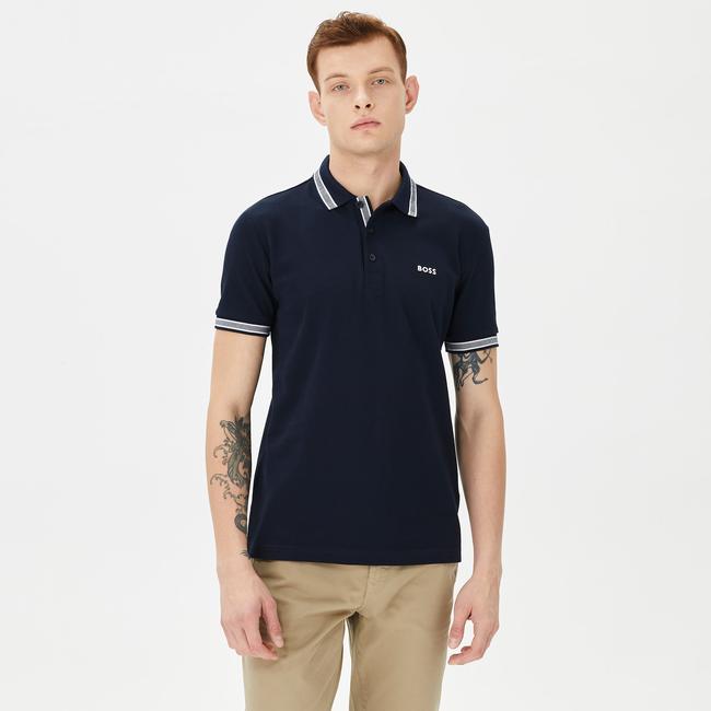  Boss Paddy Erkek Mavi Polo
