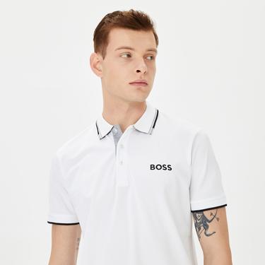  Boss Paddy Pro Erkek Beyaz Polo