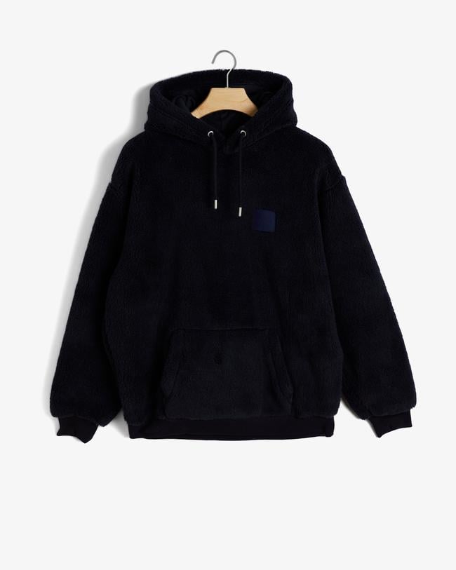  GANT Erkek Lacivert Relaxed Fit Kapüşonlu Sweatshirt