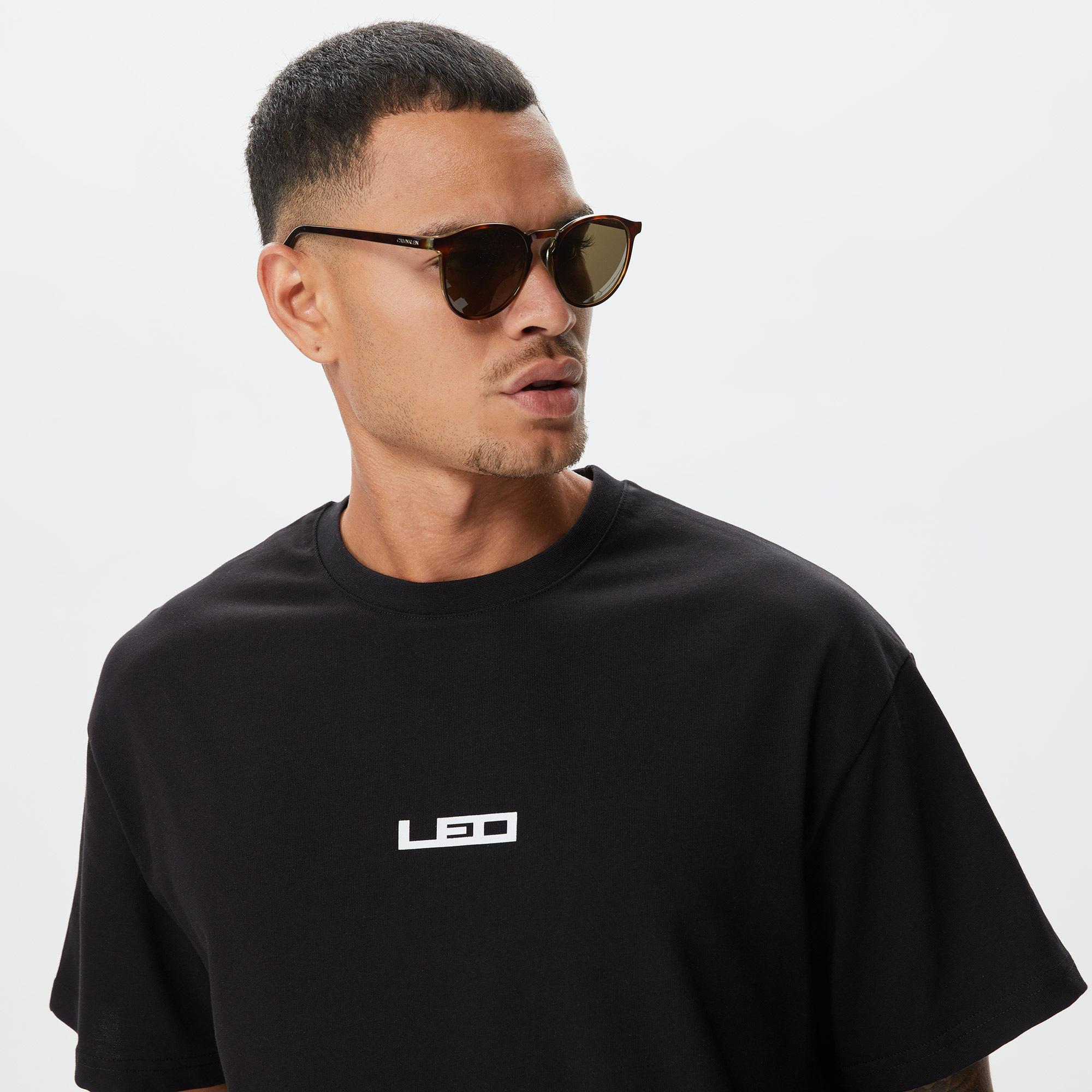 Leo Lunatic Service Erkek Siyah T-Shirt