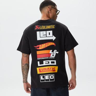  Leo Lunatic Service Erkek Siyah T-Shirt