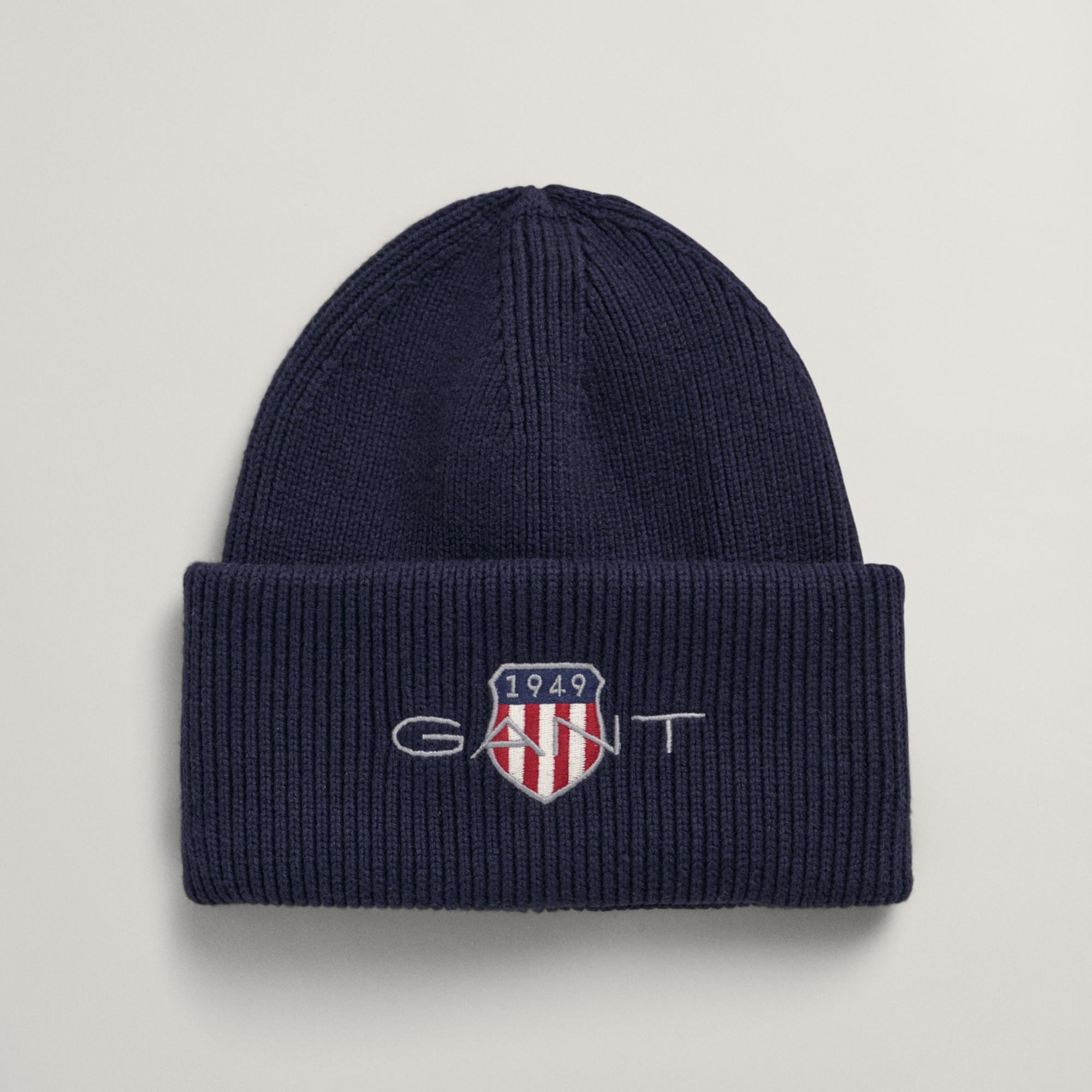 GANT Unisex Lacivert Logolu Bere