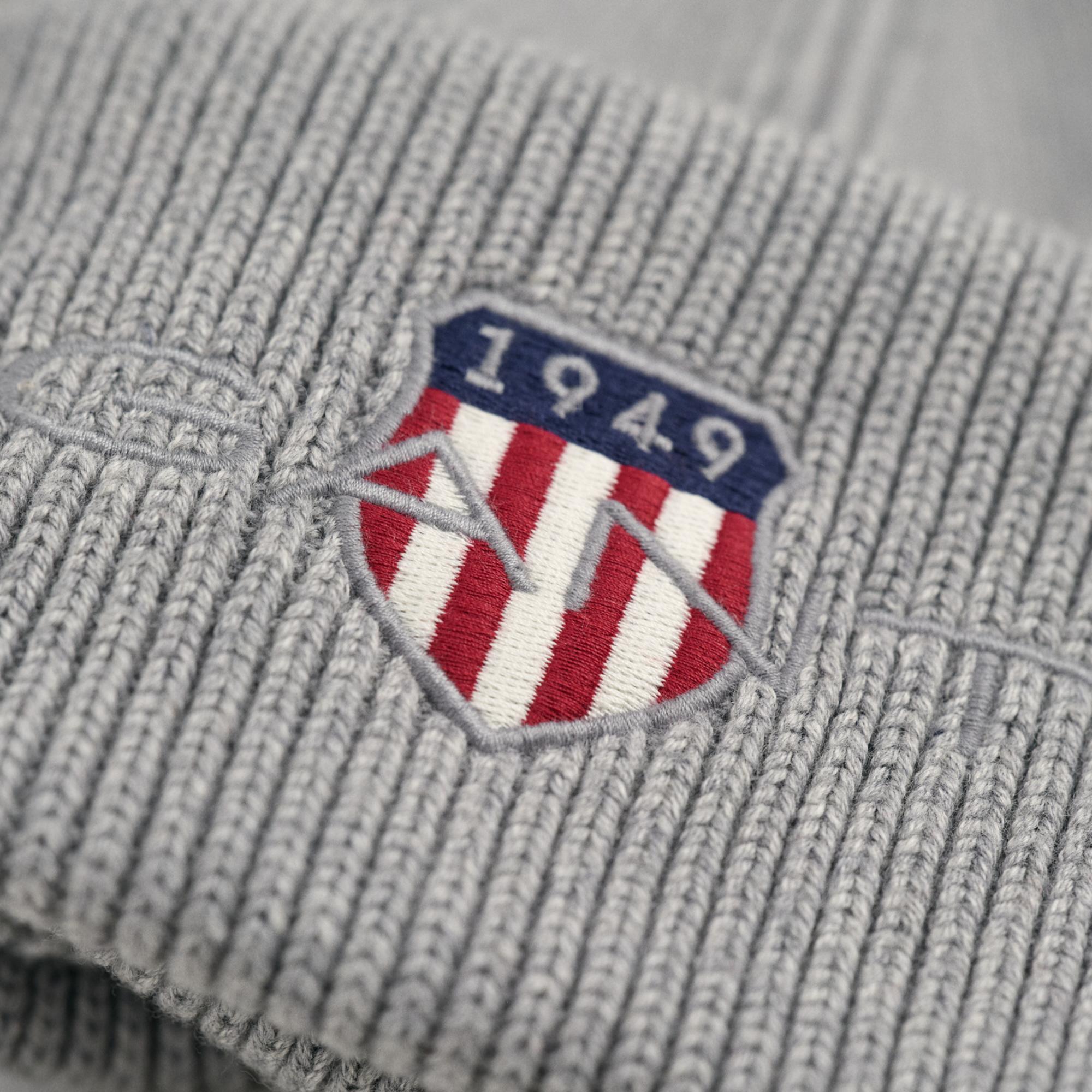 GANT Unisex Gri Logolu Bere