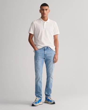  GANT Erkek Mavi Extra Slim Fit Jean Pantolon