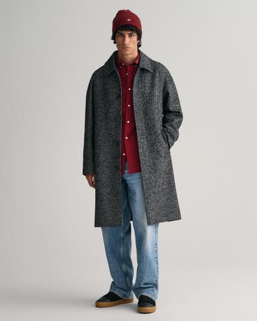  GANT Erkek Bordo Regular Fit Düğmeli Yaka Poplin Gömlek