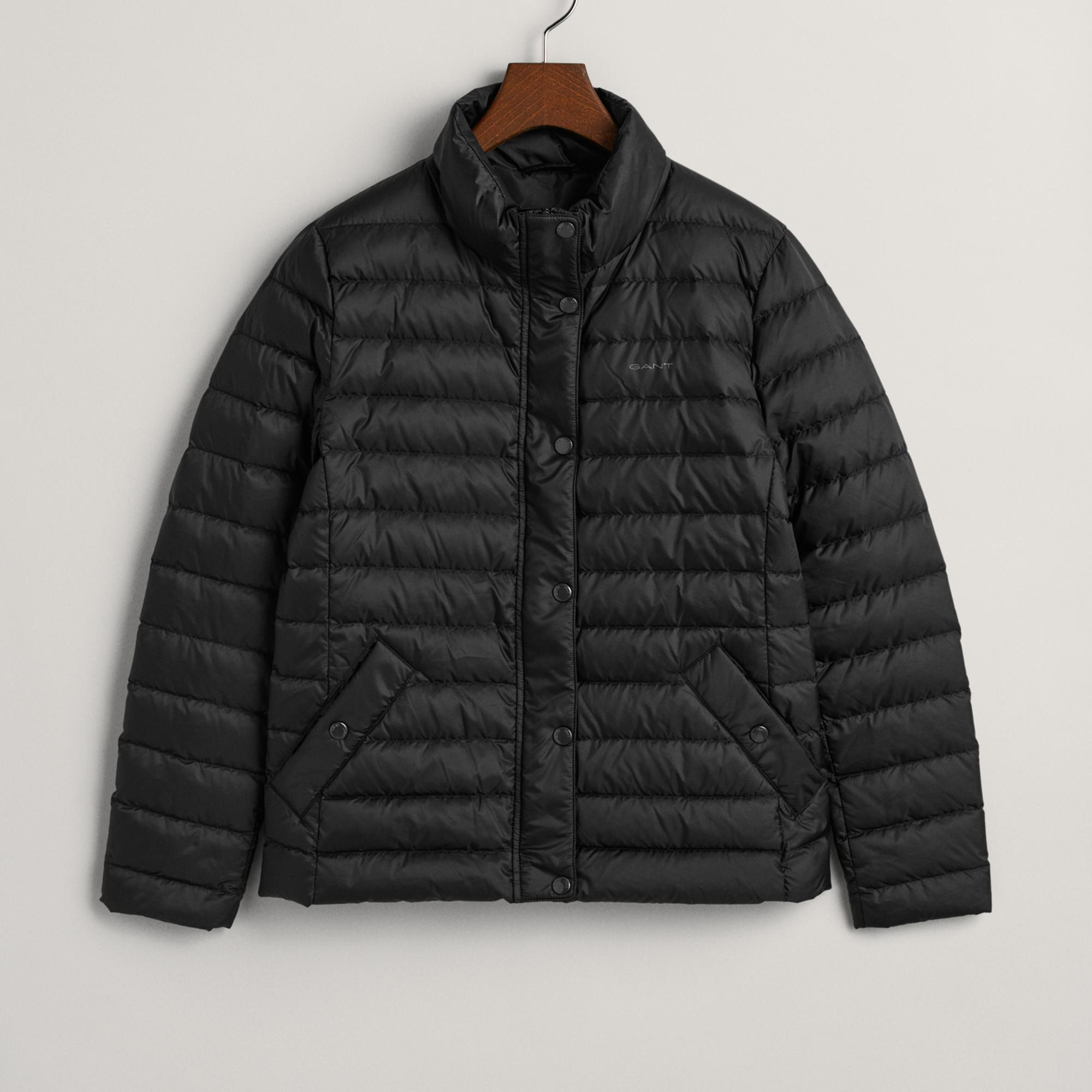 GANT Kadın Siyah Dik Yaka Kaz Tüyü Mont