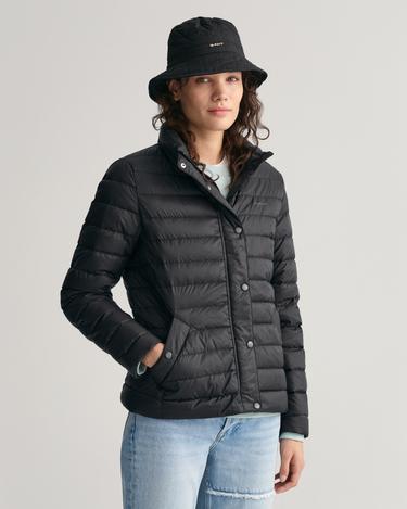  GANT Kadın Siyah Dik Yaka Kaz Tüyü Mont