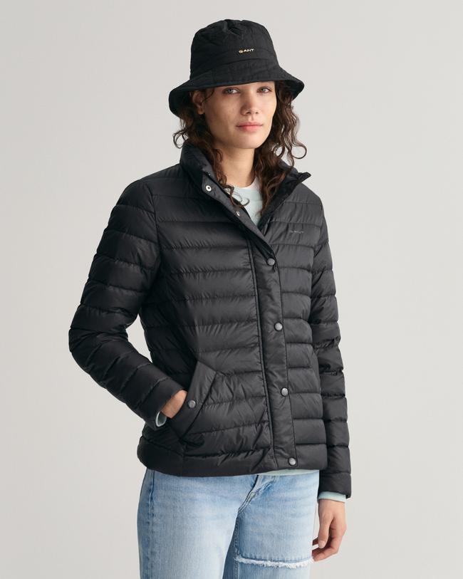  GANT Kadın Siyah Dik Yaka Kaz Tüyü Mont