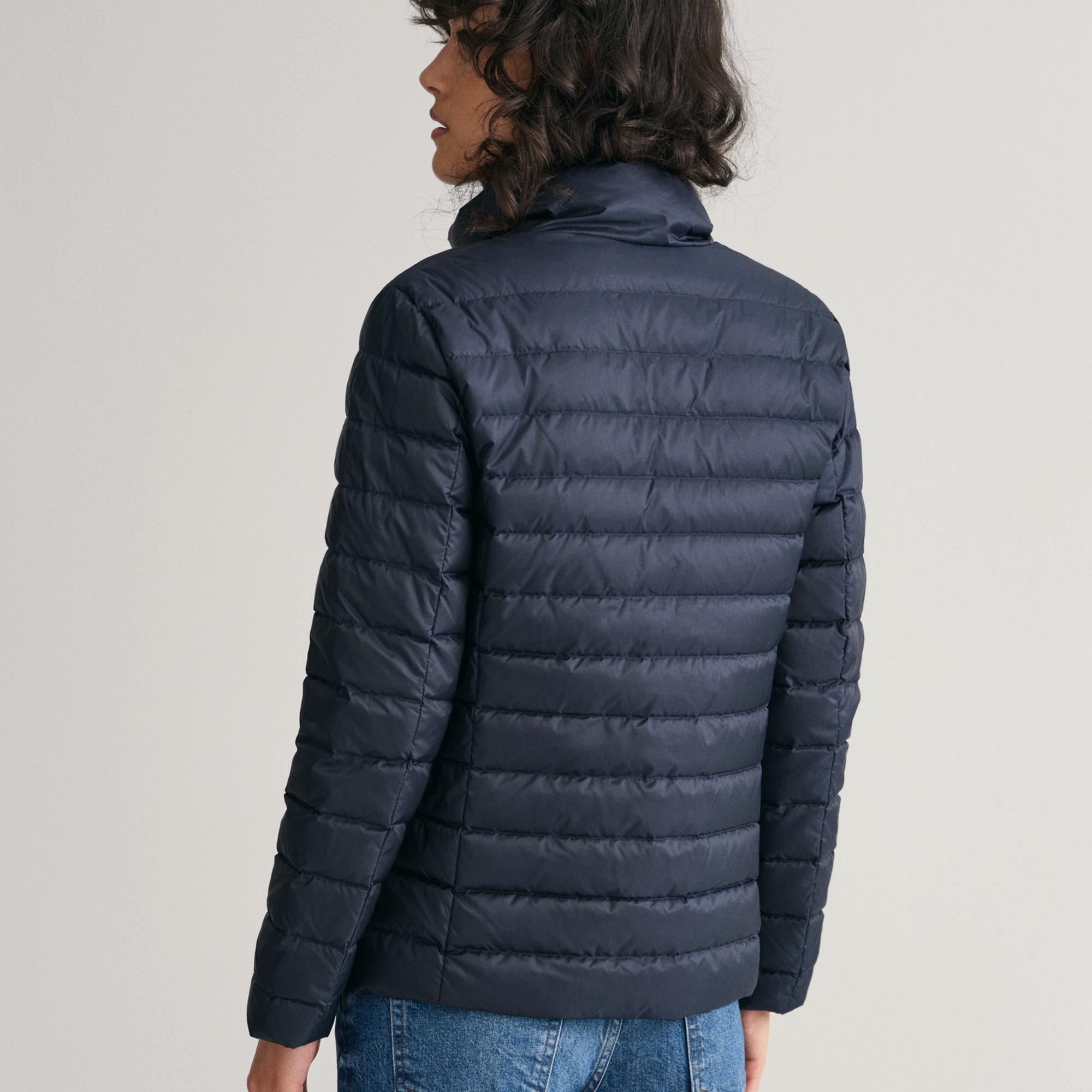 GANT Kadın Lacivert Dik Yaka Kaz Tüyü Mont