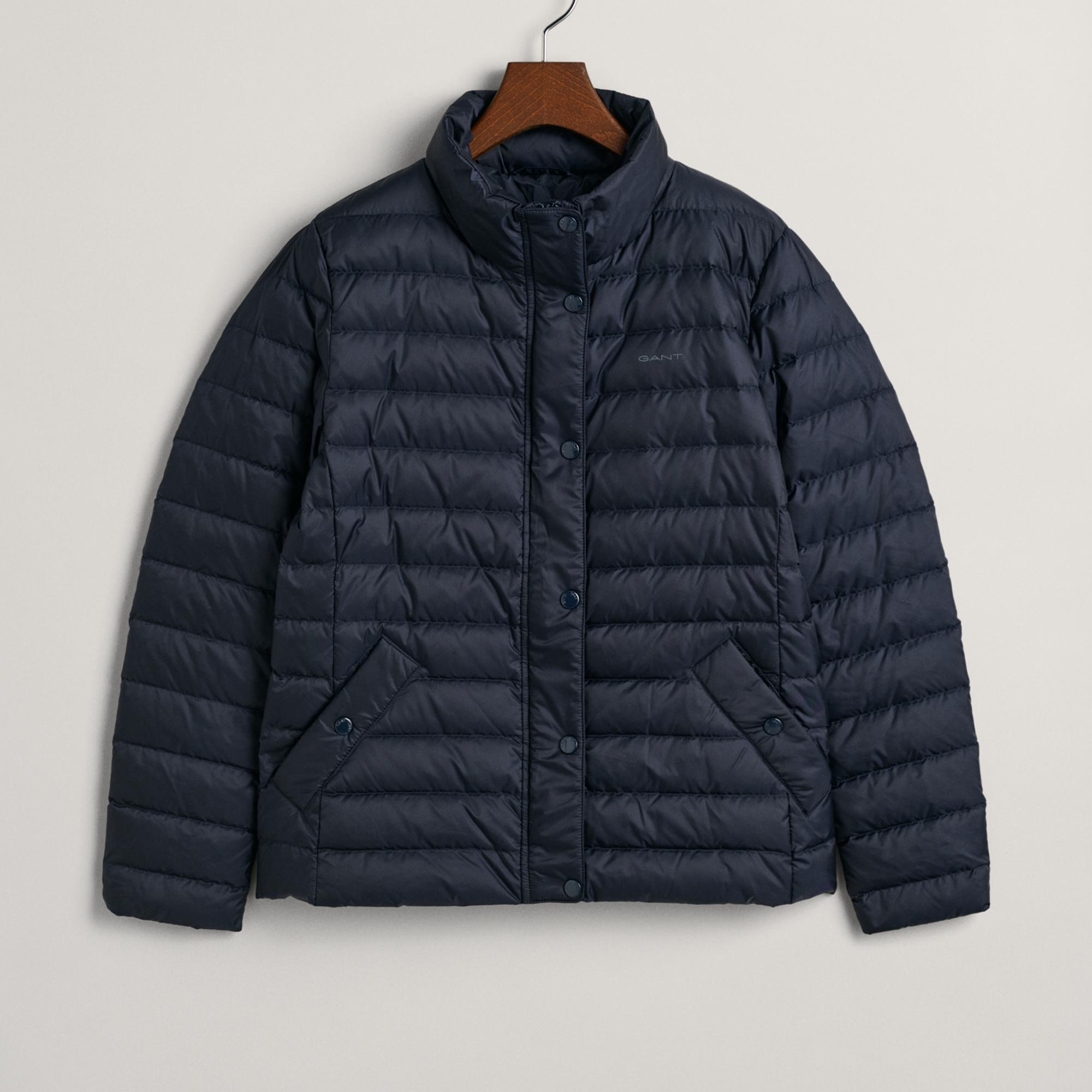 GANT Kadın Lacivert Dik Yaka Kaz Tüyü Mont