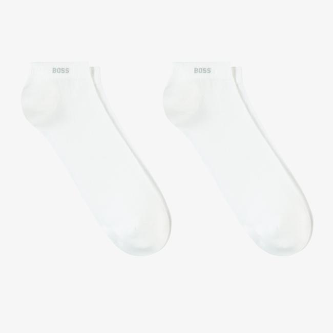  Boss 2'li Erkek Beyaz Çorap