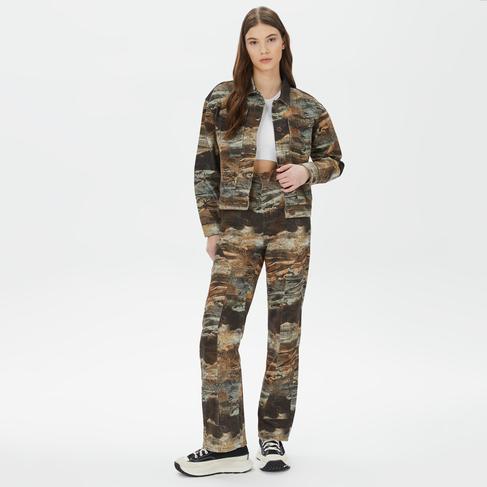  Les Benjamins Utility 001 Kadın Kahverengi Pantolon