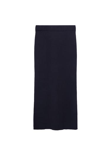  Mango Çocuk Yırtmaçlı Etek Lacivert