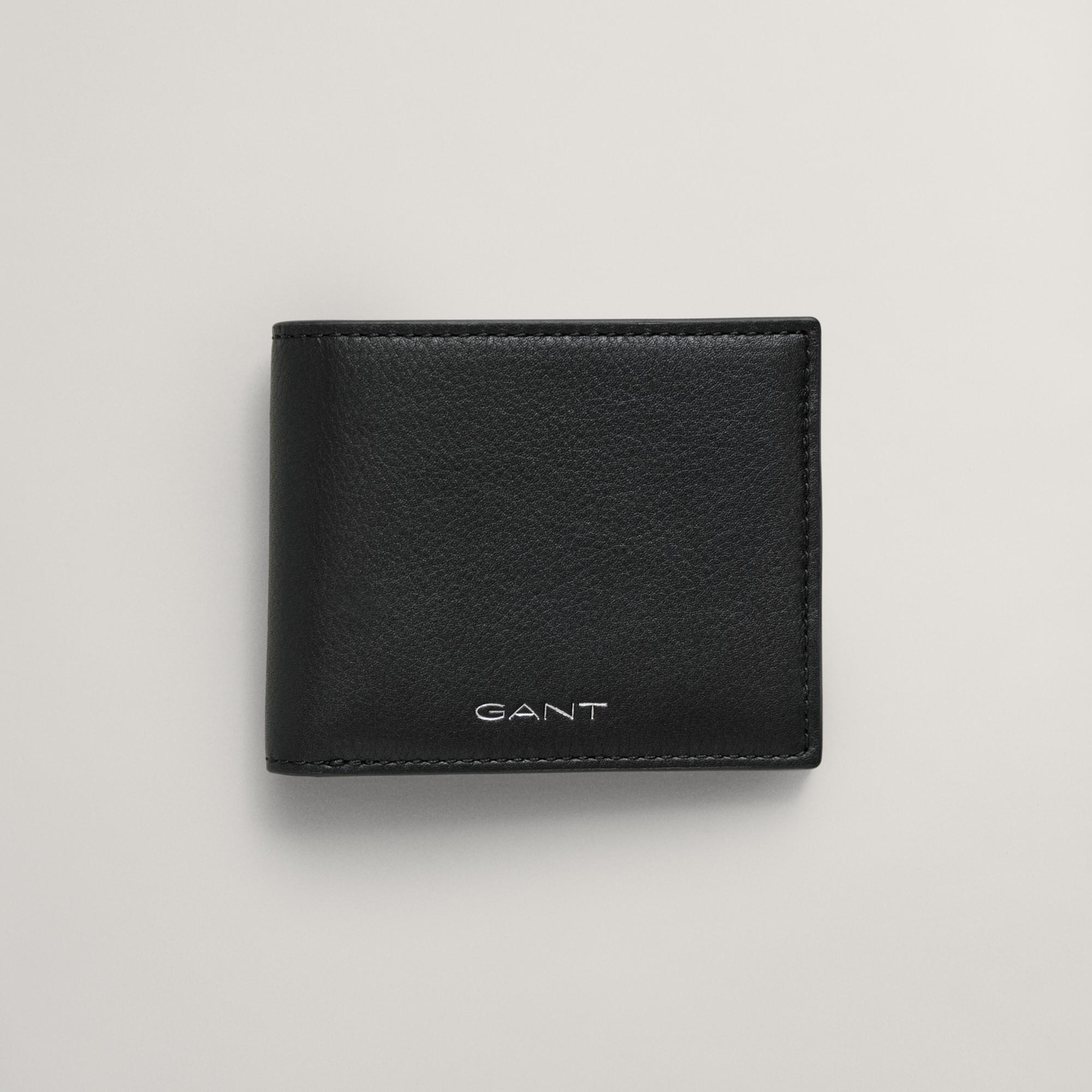 GANT Erkek Siyah Deri Logolu Cüzdan