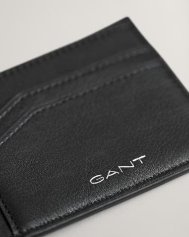  GANT Erkek Siyah Deri Logolu Cüzdan