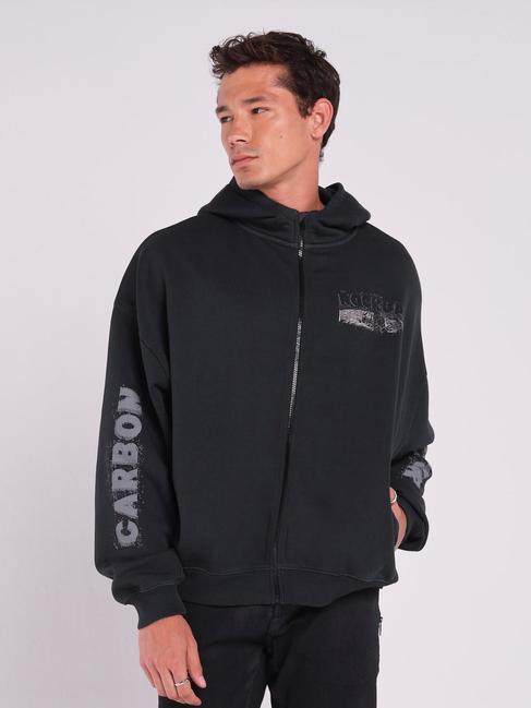  Rockupy Unisex Carbi Antrasit Hoodie Jacket