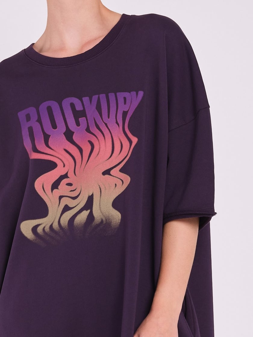  Rockupy Kadın Calla Mor Elbise