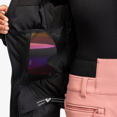  Roxy Dusk Kadın Siyah Snowboard Ceketi
