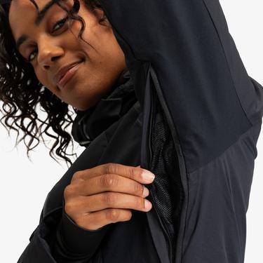 Roxy Dusk Kadın Siyah Snowboard Ceketi