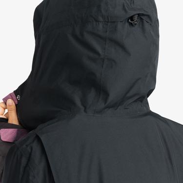  Roxy Gore-tex Glade Printed Kadın Siyah Snowboard Ceketi