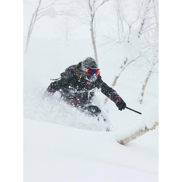  Roxy Gore-tex Glade Printed Kadın Siyah Snowboard Ceketi