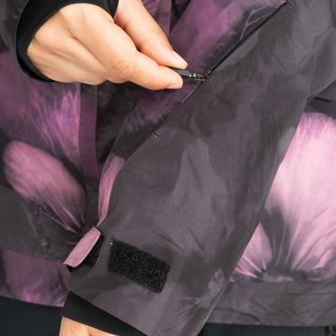  Roxy Gore-tex Glade Printed Kadın Siyah Snowboard Ceketi