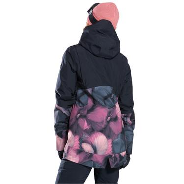  Roxy Gore-tex Glade Printed Kadın Siyah Snowboard Ceketi