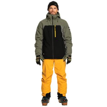  Quiksilver Mission Plus Erkek Siyah Snowboard Ceketi