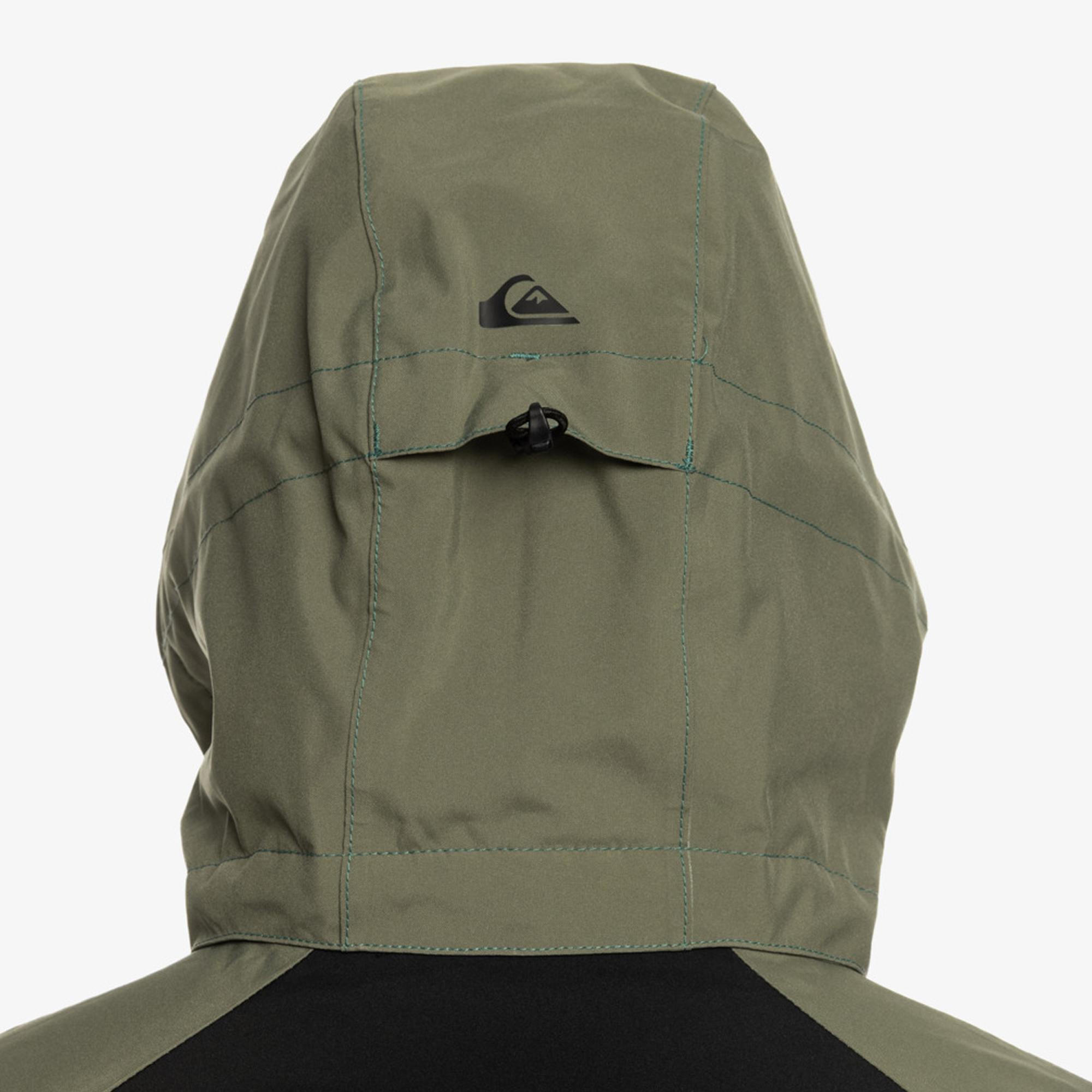 Quiksilver Mission Plus Erkek Siyah Snowboard Ceketi