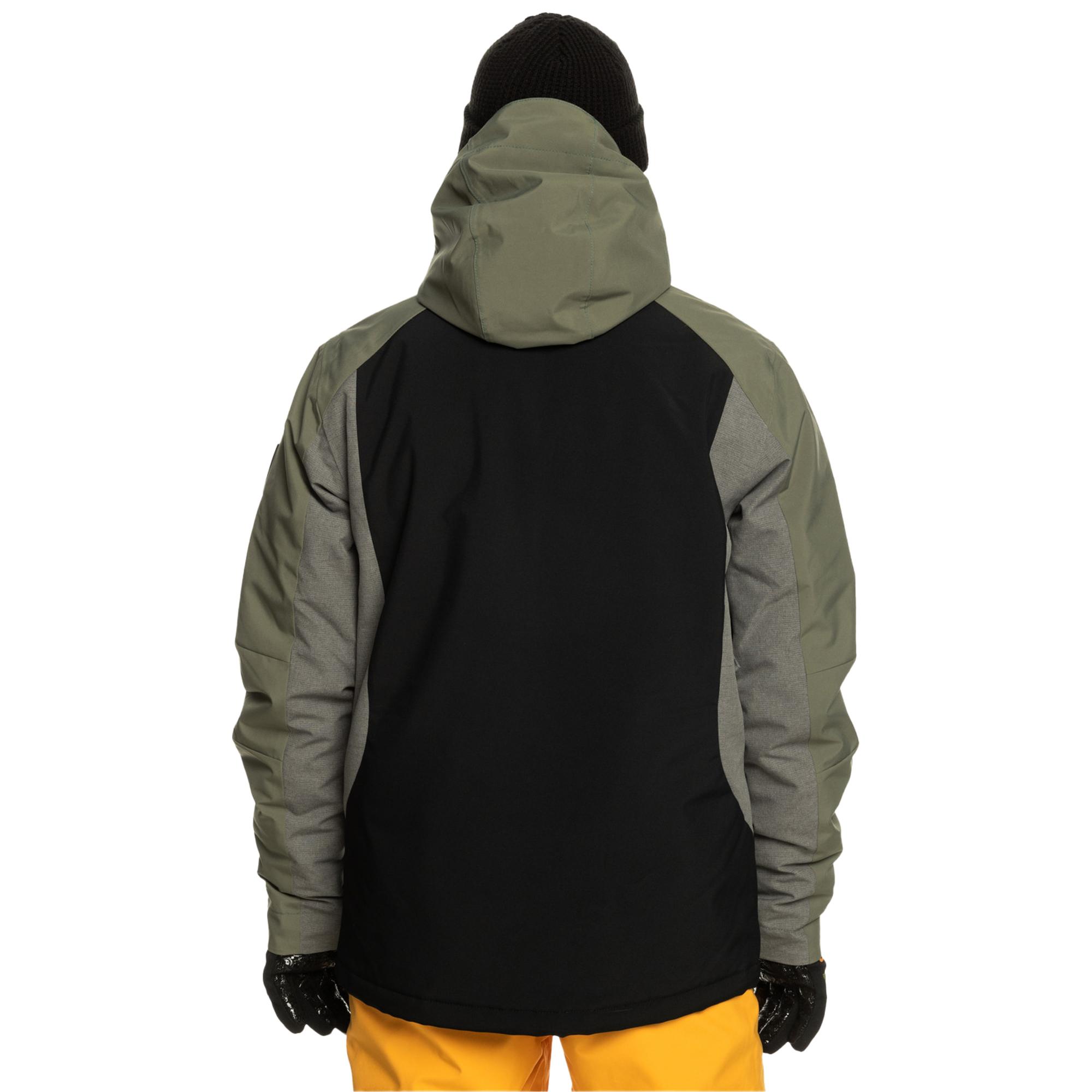 Quiksilver Mission Plus Erkek Siyah Snowboard Ceketi