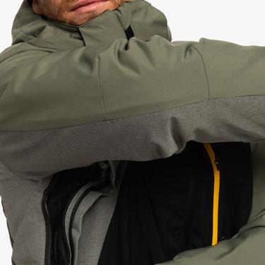  Quiksilver Mission Plus Erkek Siyah Snowboard Ceketi