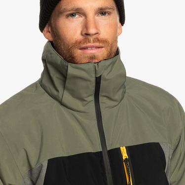  Quiksilver Mission Plus Erkek Siyah Snowboard Ceketi